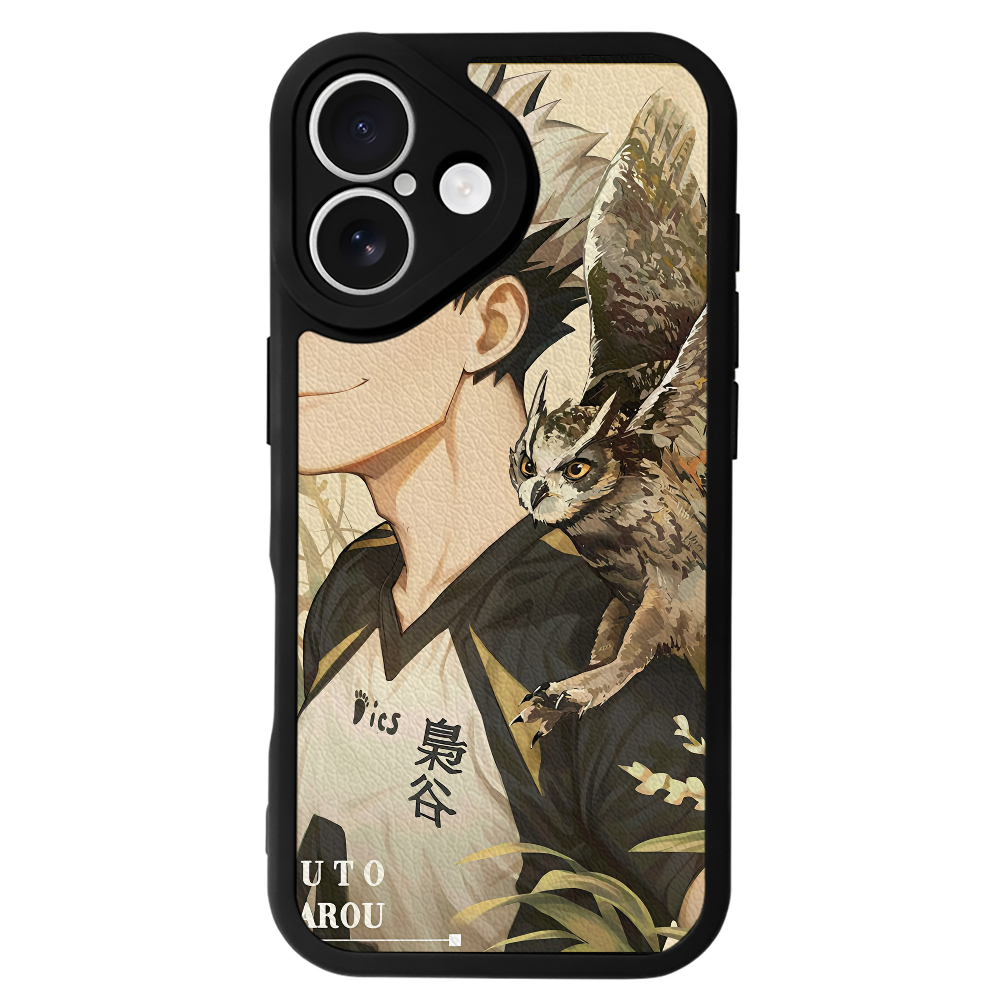 （画像用） ハイキュー!! Haikyu!! 【iPhone 16シリーズ対応】シリコンスマホケース（レザー調） 材質：シリコン